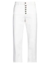 Dondup Woman Jeans White Size 34 Cotton, Elastane In White