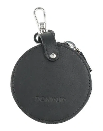 Dondup Woman Key Ring Black Size - Leather