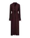 Dondup Woman Maxi Dress Burgundy Size 10 Acetate, Silk In Red