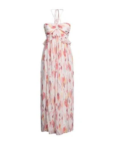 Dondup Woman Maxi Dress Pink Size 8 Viscose