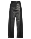 Dondup Woman Maxi Skirt Black Size 6 Lambskin