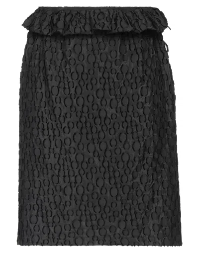 Dondup Midi Skirts In Black