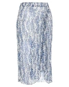 Dondup Woman Midi Skirt Ivory Size 6 Viscose In White