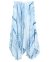 Dondup Woman Midi Skirt Sky Blue Size 8 Polyester In Blue