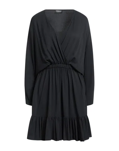 Dondup Short Dresses In Black