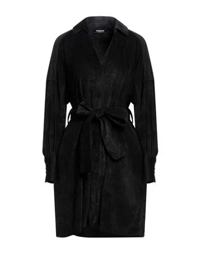 Dondup Woman Mini Dress Black Size 4 Viscose, Polyamide