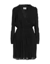 Dondup Short Dresses In Black