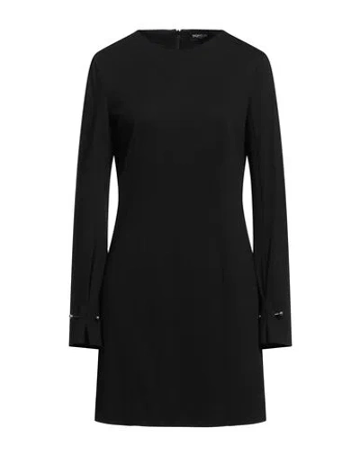 Dondup Woman Mini Dress Black Size 8 Viscose, Polyamide, Elastane