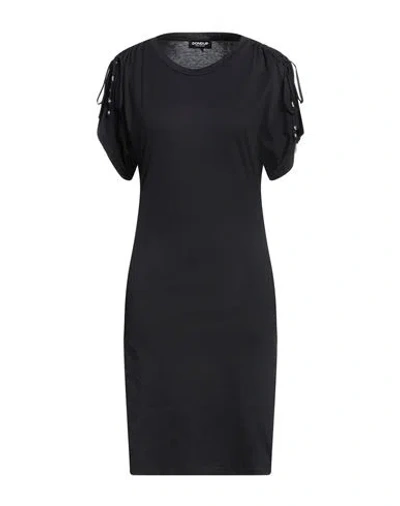 Dondup Woman Short Dress Black Size M Cotton