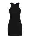 Dondup Woman Mini Dress Black Size L Polyamide, Elastane