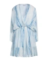 Dondup Short Dresses In Blue