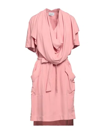 Dondup Short Dresses In Pink
