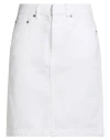 Dondup Woman Mini Skirt White Size 31 Cotton