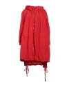 Dondup Woman Overcoat & Trench Coat Red Size 6 Polyamide
