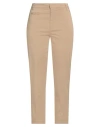 Dondup Woman Pants Beige Size 10 Cotton, Elastane