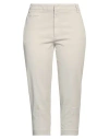 Dondup Woman Pants Beige Size 10 Cotton, Lyocell, Elastane In Beige