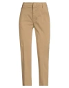 Dondup Woman Pants Beige Size 25 Cotton, Elastomultiester, Elastane In Neutral