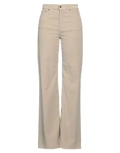 Dondup Woman Pants Beige Size 27 Cotton, Lyocell, Elastane In Neutral