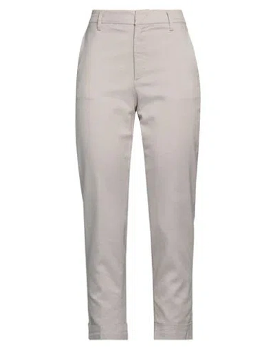 Dondup Woman Pants Beige Size 28 Cotton, Viscose, Elastane
