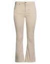 Dondup Woman Pants Beige Size 29 Cotton, Elastane In Nude