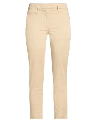 Dondup Woman Pants Beige Size 30 Cotton, Elastane In Multi