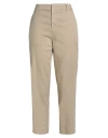 Dondup Woman Pants Beige Size 30 Linen, Lyocell, Elastane In Neutral