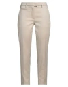 Dondup Woman Pants Off White Size 32 Cotton, Elastomultiester, Elastane In Beige