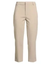 Dondup Woman Pants Beige Size 30 Viscose, Polyamide, Elastane In Multi