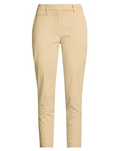 Dondup Woman Pants Beige Size 31 Cotton, Elastane In Neutral