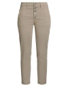 Dondup Woman Pants Beige Size 31 Cotton, Lyocell, Elastane In Sand