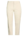 Dondup Woman Pants Beige Size 33 Cotton, Elastane In White