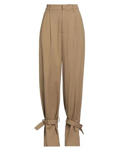 Dondup Woman Pants Beige Size 6 Lyocell, Elastane In Brown