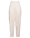 Dondup Woman Pants Beige Size 6 Virgin Wool, Elastane