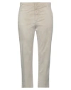 Dondup Woman Pants Beige Size 8 Cotton, Elastane
