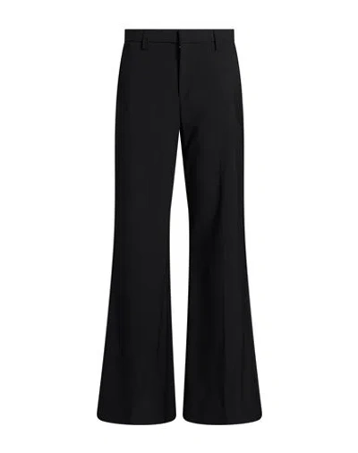Dondup Woman Pants Black Size 10 Polyester, Virgin Wool, Elastane