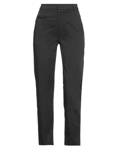 Dondup Woman Pants Black Size 2 Cotton, Elastane