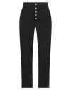 Dondup High-waisted Cropped Trousers In Black
