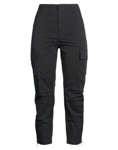 Dondup Woman Pants Black Size 26 Cotton, Elastane