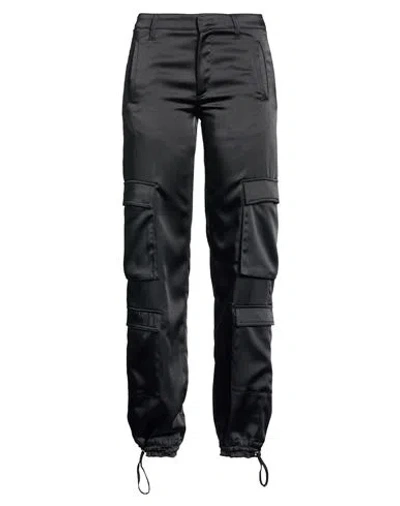 Dondup Woman Pants Black Size 26 Polyester, Elastane