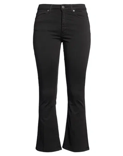 Dondup Woman Pants Black Size 27 Cotton, Elastane