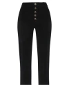 Dondup Button-up Cropped Trousers In Black
