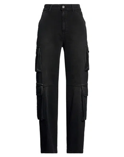 Dondup Woman Pants Black Size 28 Cotton, Elastane