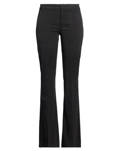 Dondup Woman Pants Black Size 28 Cotton, Elastane