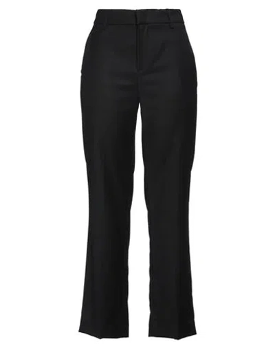 Dondup Woman Pants Black Size 28 Virgin Wool, Elastane
