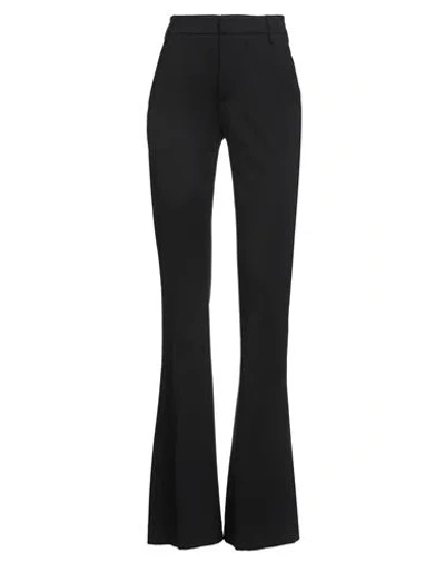 DONDUP DONDUP WOMAN PANTS BLACK SIZE 28 VIRGIN WOOL, ELASTANE