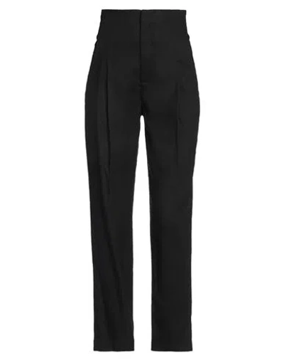 Dondup Woman Pants Black Size 28 Viscose, Linen, Elastane