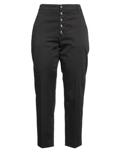 Dondup Woman Pants Black Size 29 Cotton, Elastane