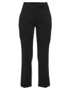 Dondup Woman Pants Black Size 27 Polyester, Virgin Wool, Elastane
