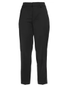 Dondup Woman Pants Black Size 30 Polyester, Virgin Wool, Elastane