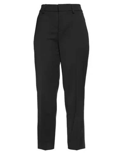 Dondup Woman Pants Black Size 30 Polyester, Virgin Wool, Elastane